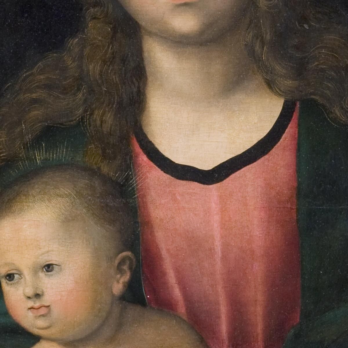 Virgin And Child With The Saints Catherine And Barbara Lucas Cranach the Elder lce95 canvas print