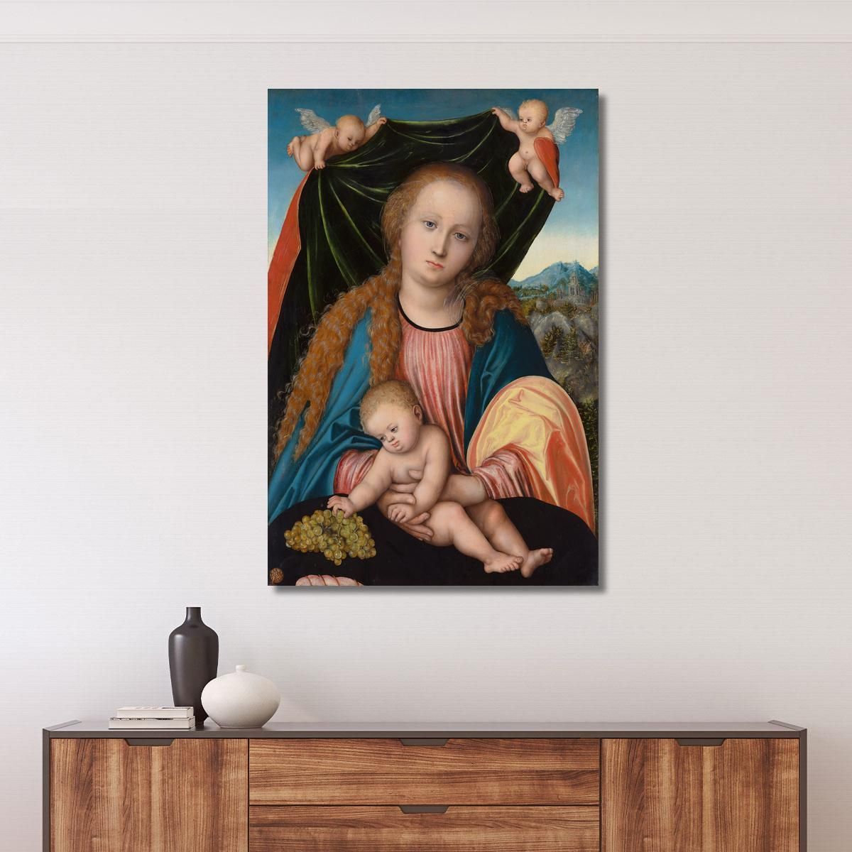 Virgin And Child Lucas Cranach the Elder lce96 canvas print 
