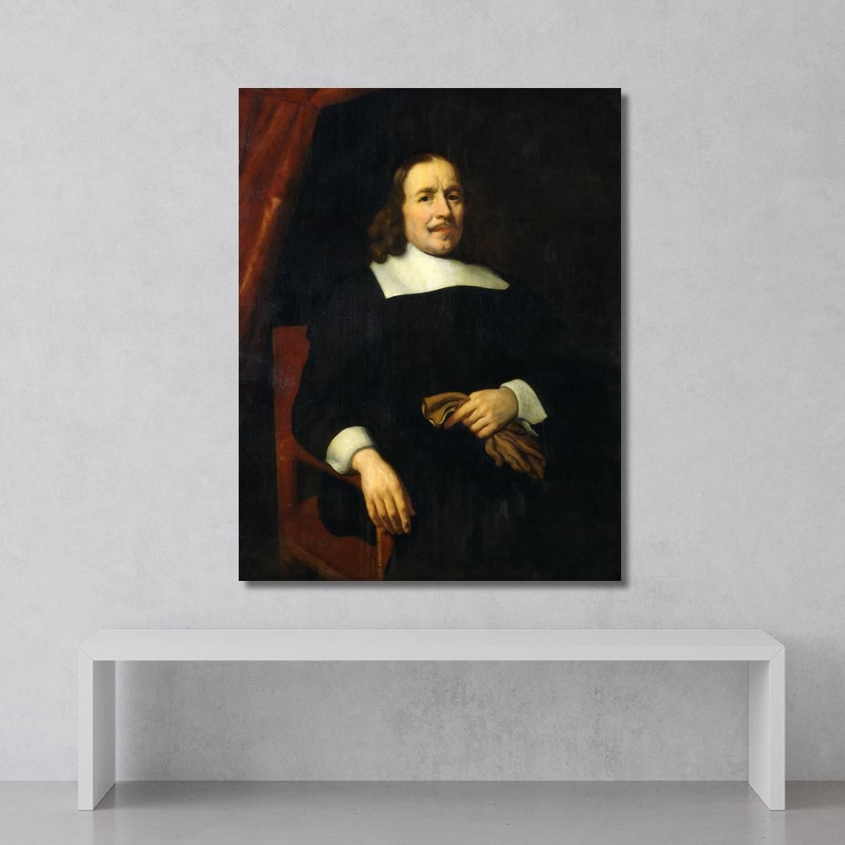 Dutch Gentleman Nicolaes Maes nma7 canvas print 