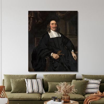 Portrait Of A Gentleman 3 Nicolaes Maes nma12 canvas print 