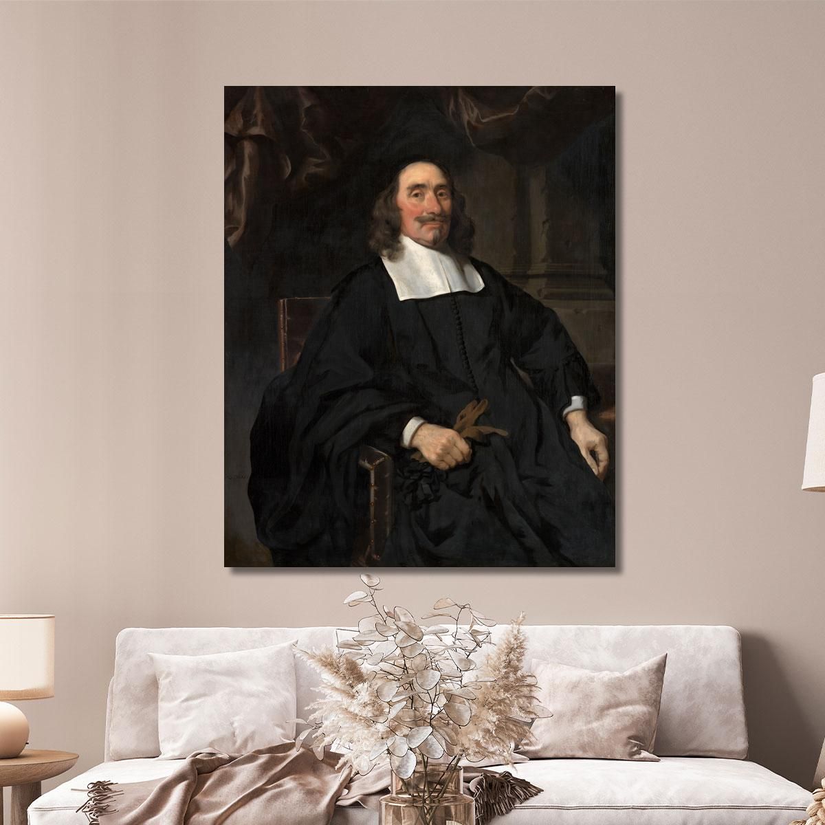 Portrait Of A Gentleman 3 Nicolaes Maes nma12 canvas print 