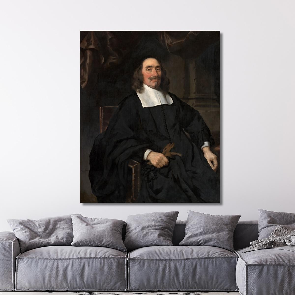 Portrait Of A Gentleman 3 Nicolaes Maes nma12 canvas print 
