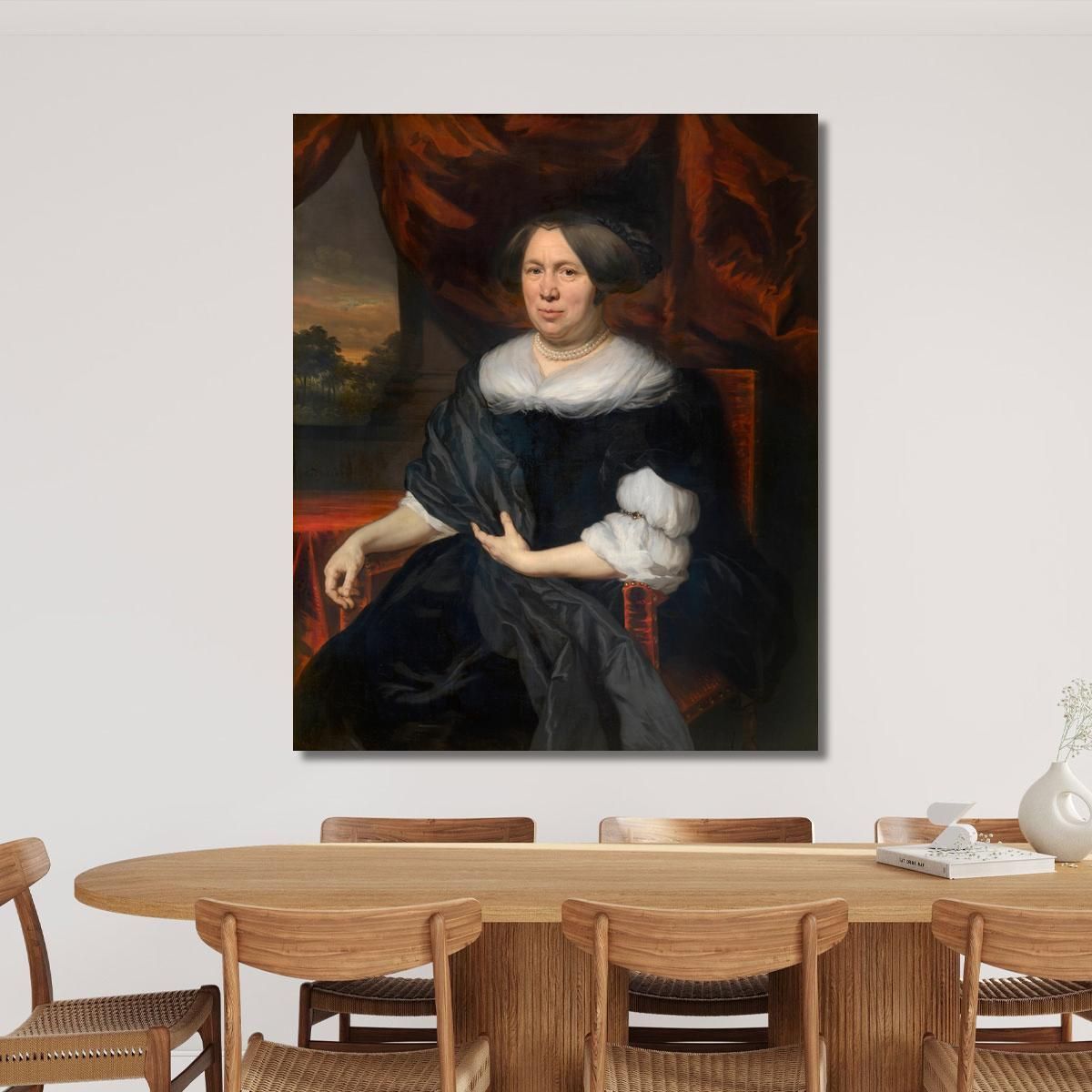 Portrait Of A Woman 2 Nicolaes Maes nma23 canvas print 