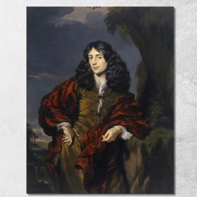 Portrait Of A Young Man Possibly Simon Van Alphen 1650-1730 Nicolaes Maes nma26 canvas print 