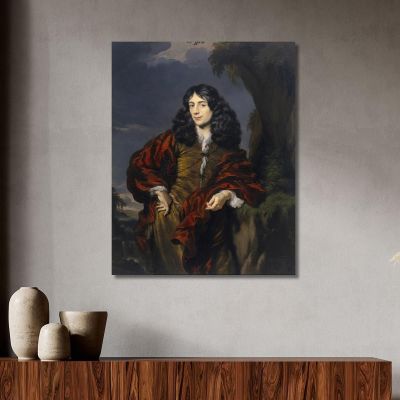 Portrait Of A Young Man Possibly Simon Van Alphen 1650-1730 Nicolaes Maes nma26 canvas print 