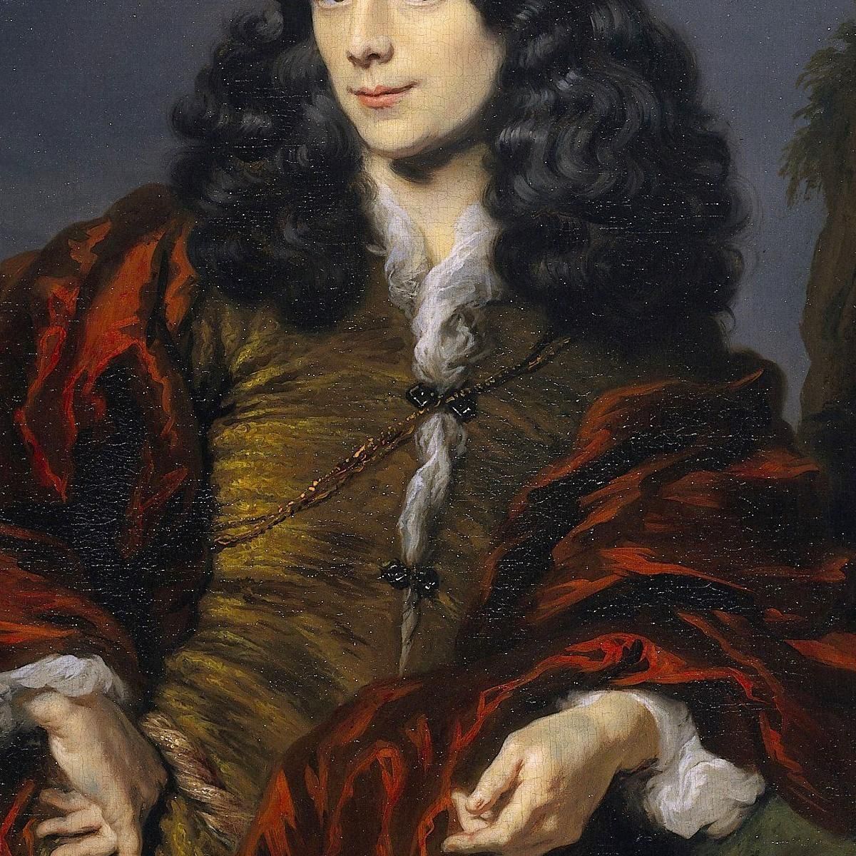 Portrait Of A Young Man Possibly Simon Van Alphen 1650-1730 Nicolaes Maes nma26 canvas print