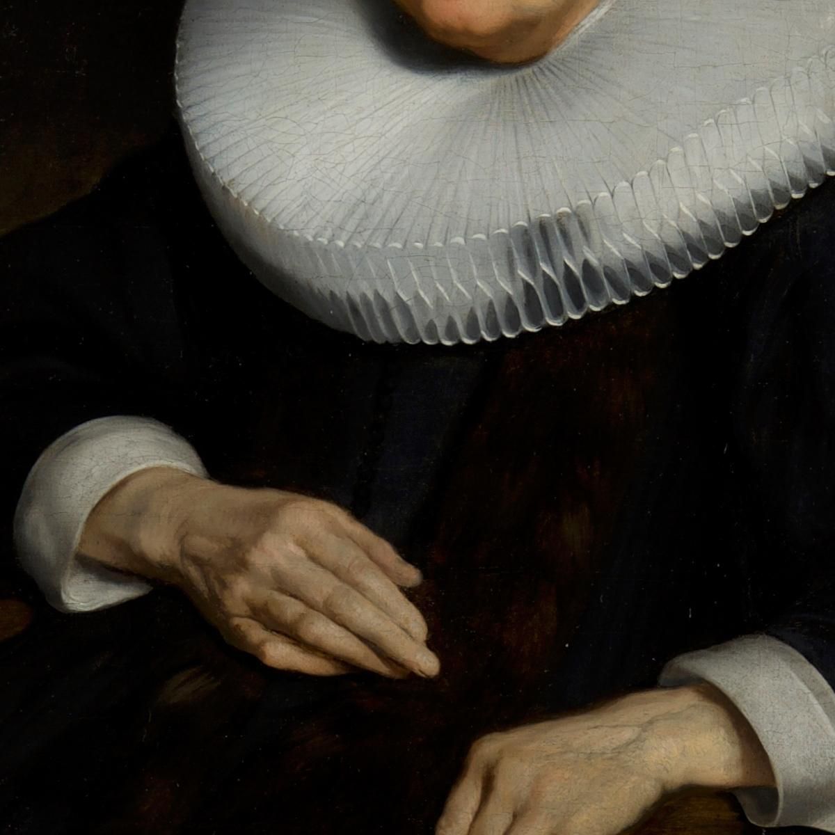 Portrait Of Margaretha De Geer 1583-1672 Nicolaes Maes nma29 canvas print