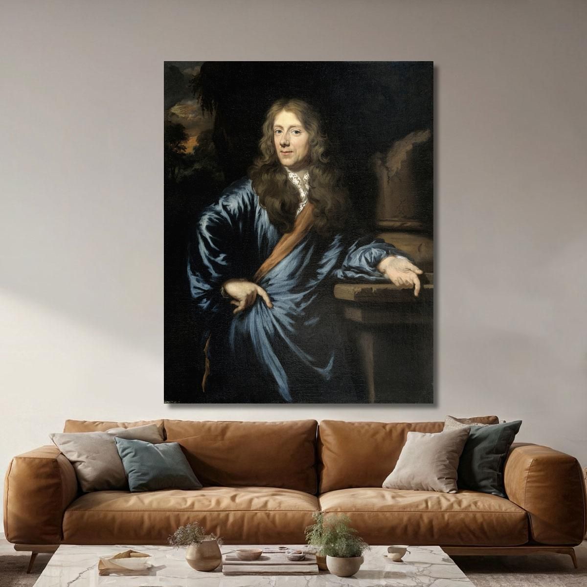 Portrait Of Willem Pottey Lawyer And Accountant-General Of Flushing Nicolaes Maes nma33 canvas print 