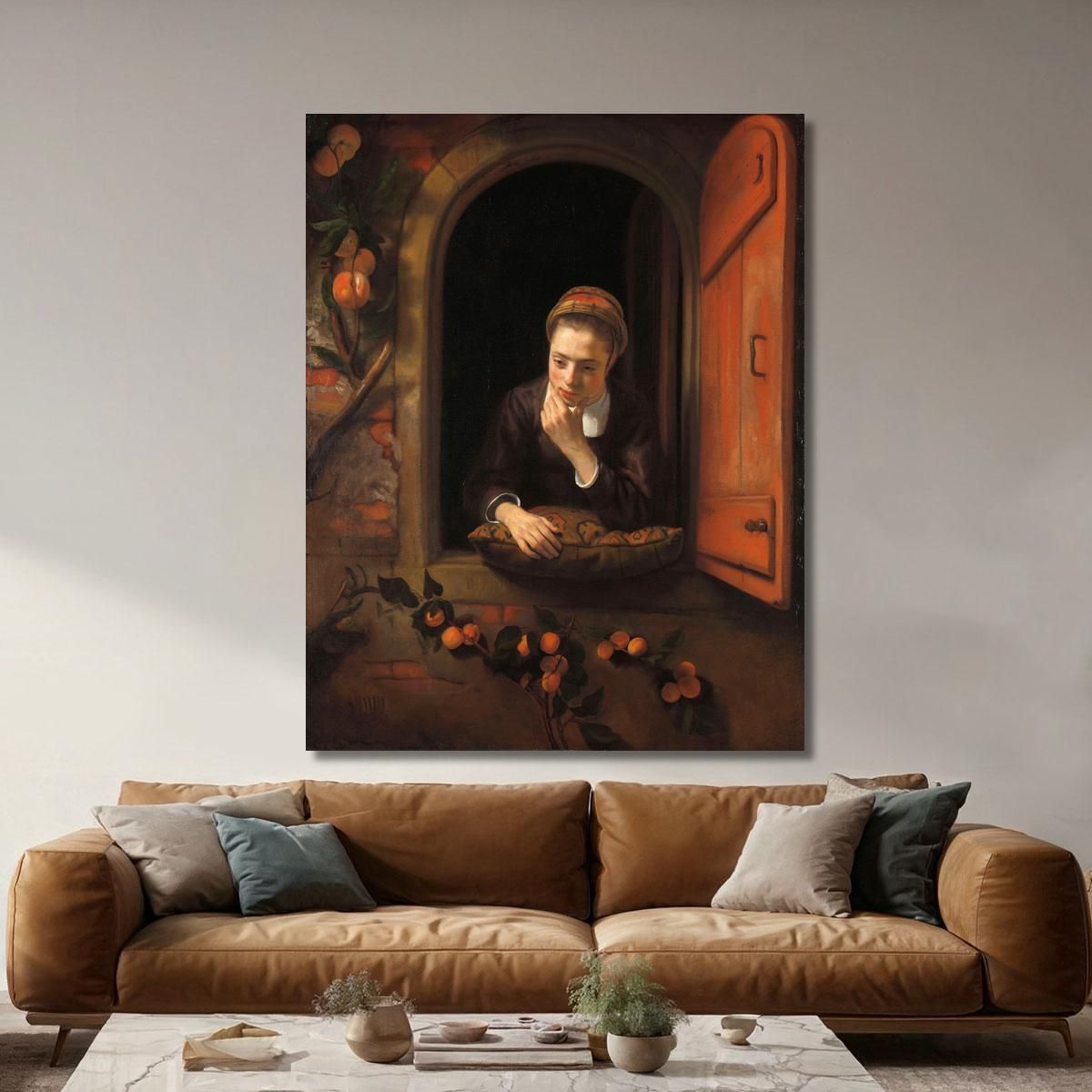 The Daydreamer Nicolaes Maes nma36 canvas print 