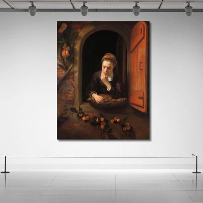 The Daydreamer Nicolaes Maes nma36 canvas print 