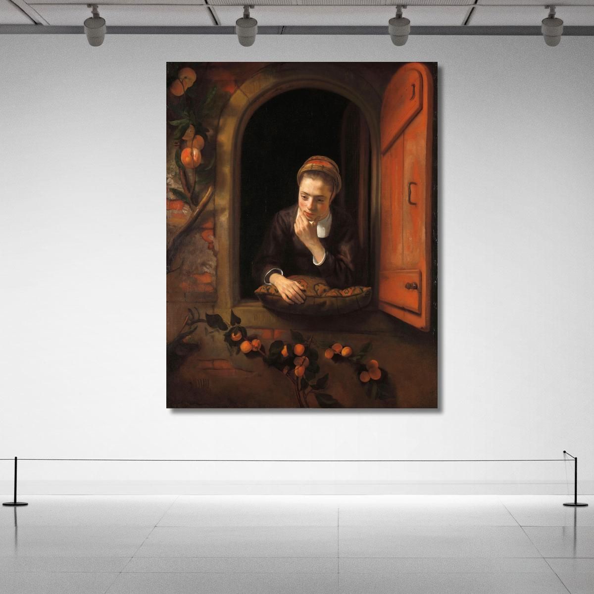 The Daydreamer Nicolaes Maes nma36 canvas print 