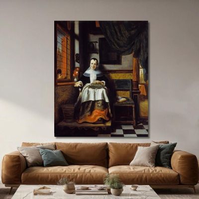 The Virtuous Woman Nicolaes Maes nma40 canvas print 
