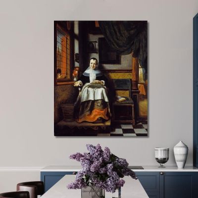The Virtuous Woman Nicolaes Maes nma40 canvas print 