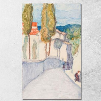 Florence Viale Dei Colli Pekka Halonen phl6 canvas print 
