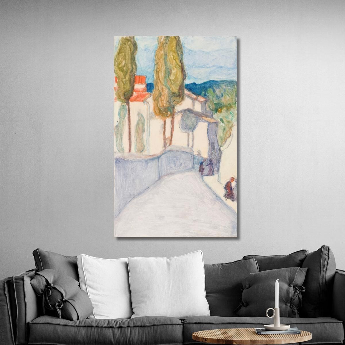 Florence Viale Dei Colli Pekka Halonen phl6 canvas print 