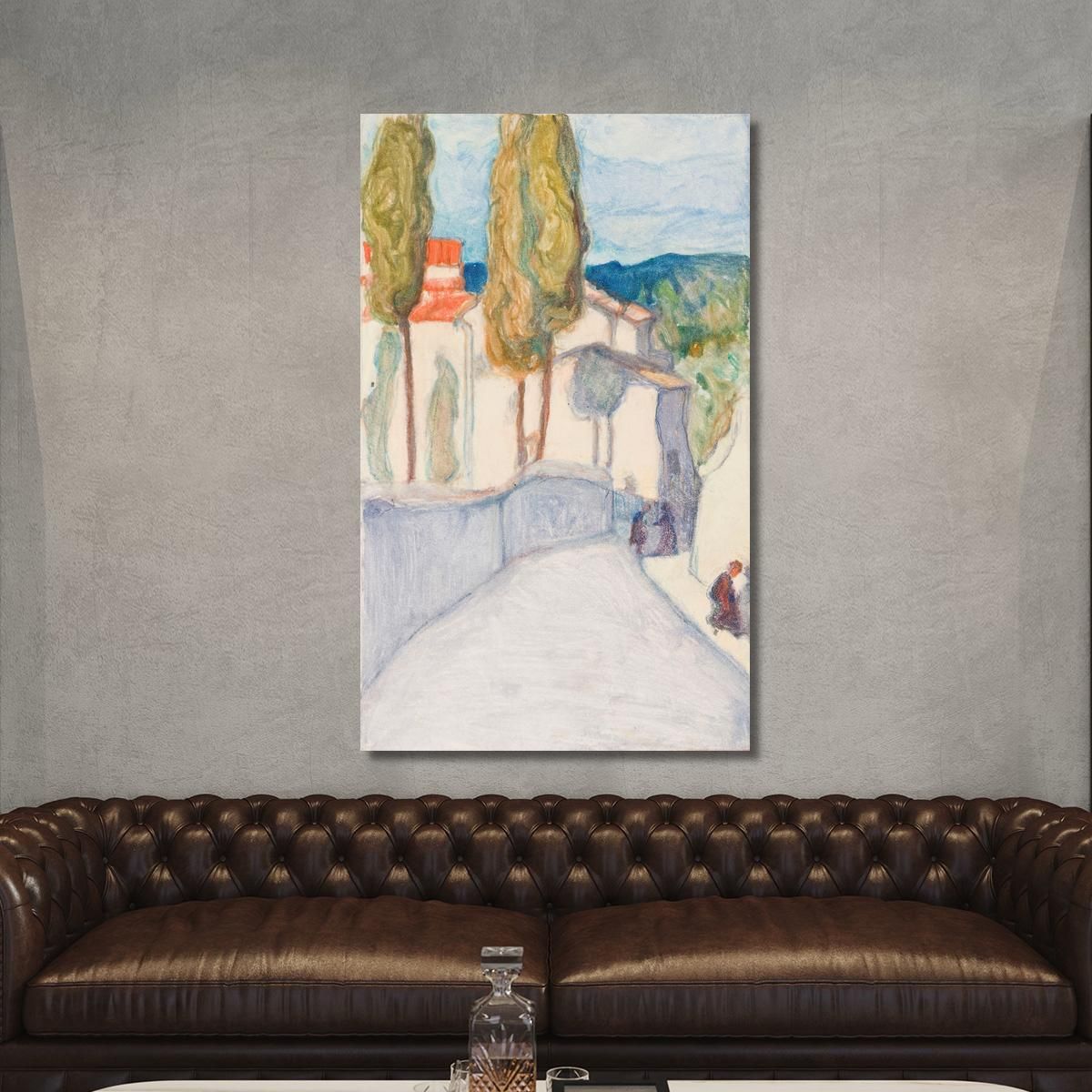 Florence Viale Dei Colli Pekka Halonen phl6 canvas print 