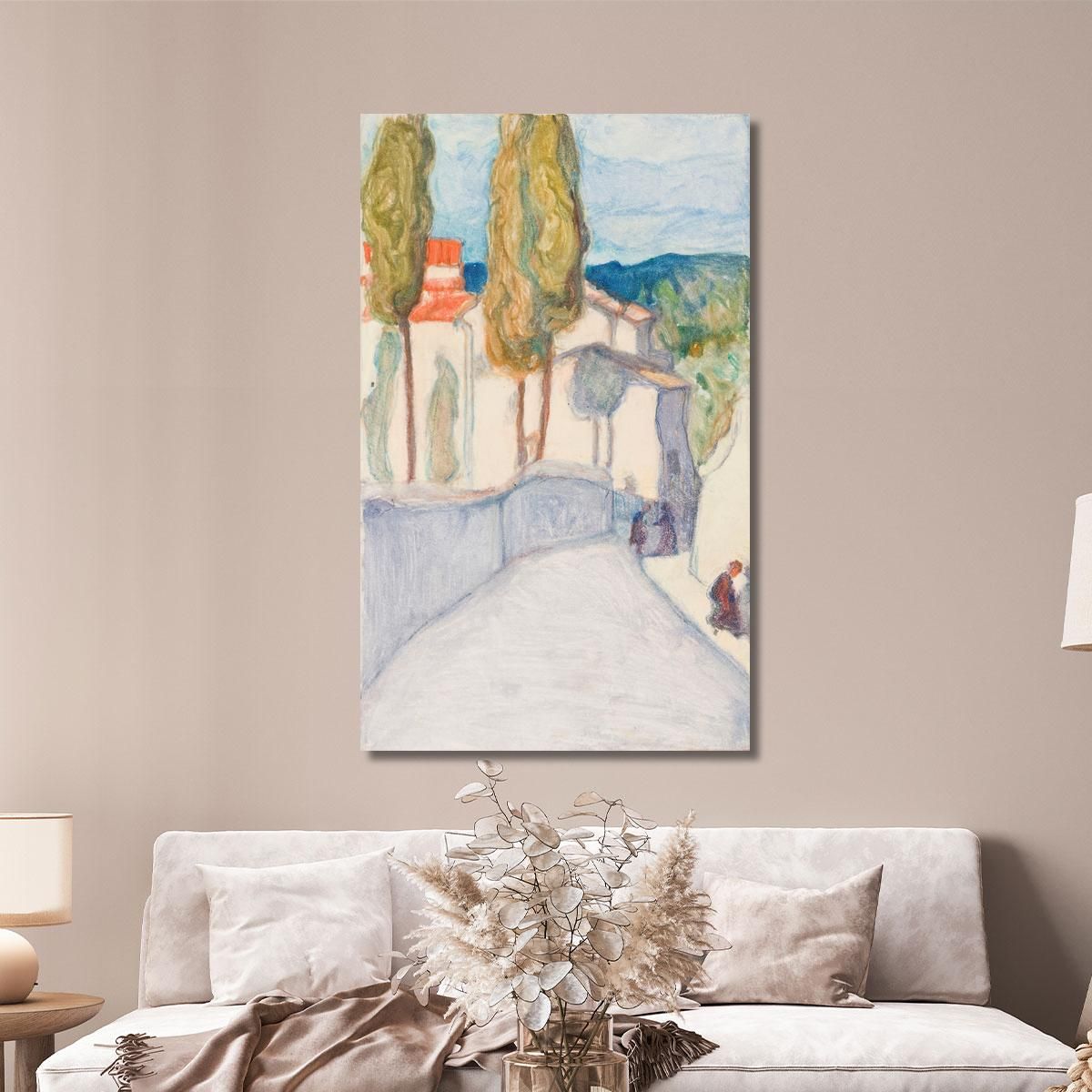 Florence Viale Dei Colli Pekka Halonen phl6 canvas print 
