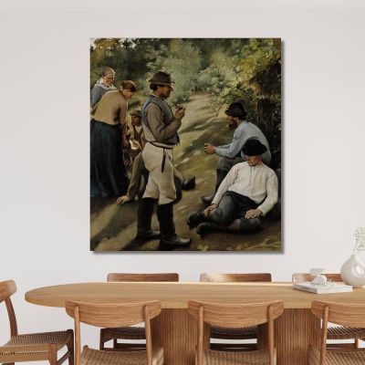 Hour Of Rest Pekka Halonen phl9 canvas print 
