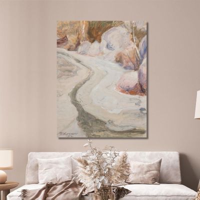Kevätaurinko Purolla (Spring Sun On The Stream) Pekka Halonen phl11 canvas print 