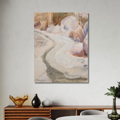 Kevätaurinko Purolla (Spring Sun On The Stream) Pekka Halonen phl11 canvas print 