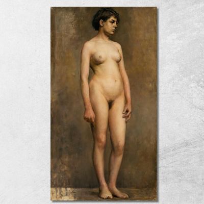 Nude Female Model Pekka Halonen phl15 canvas print 