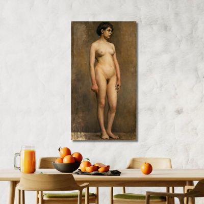 Nude Female Model Pekka Halonen phl15 canvas print 