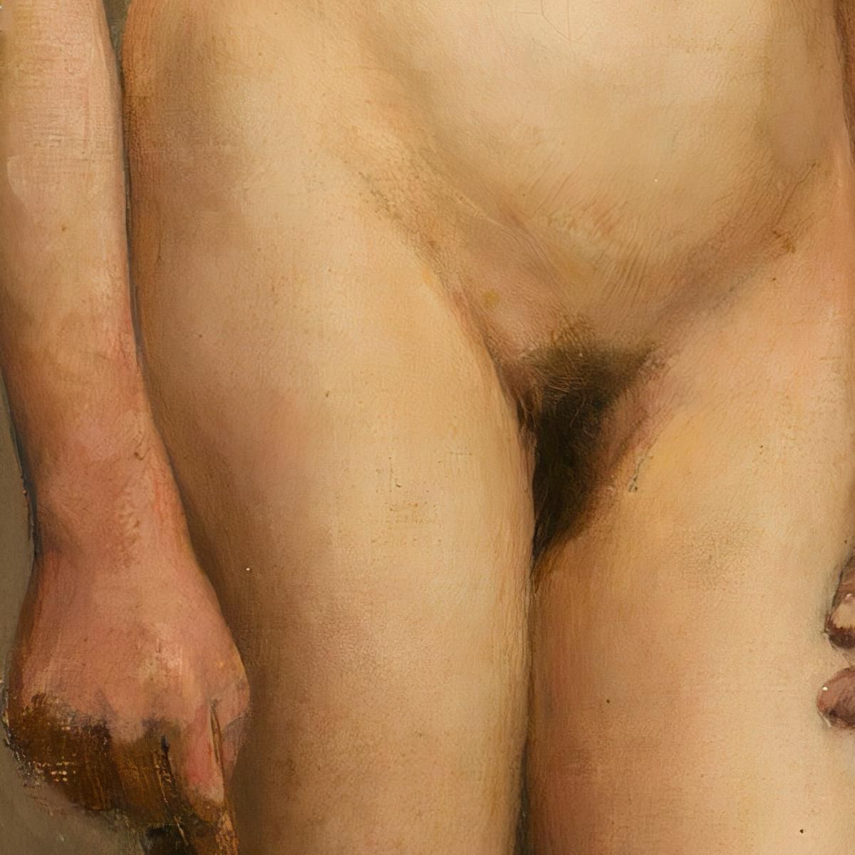 Nude Female Model Pekka Halonen phl15 canvas print