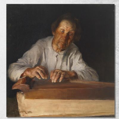 The Kantele Player Pekka Halonen phl26 canvas print 