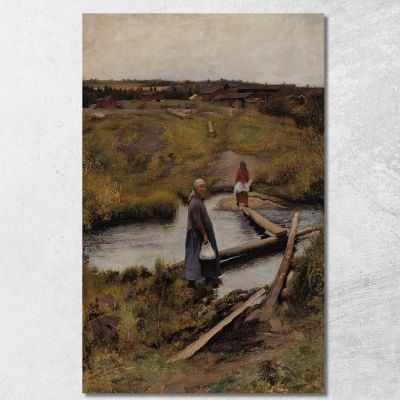 The Short-Cut Pekka Halonen phl28 canvas print 
