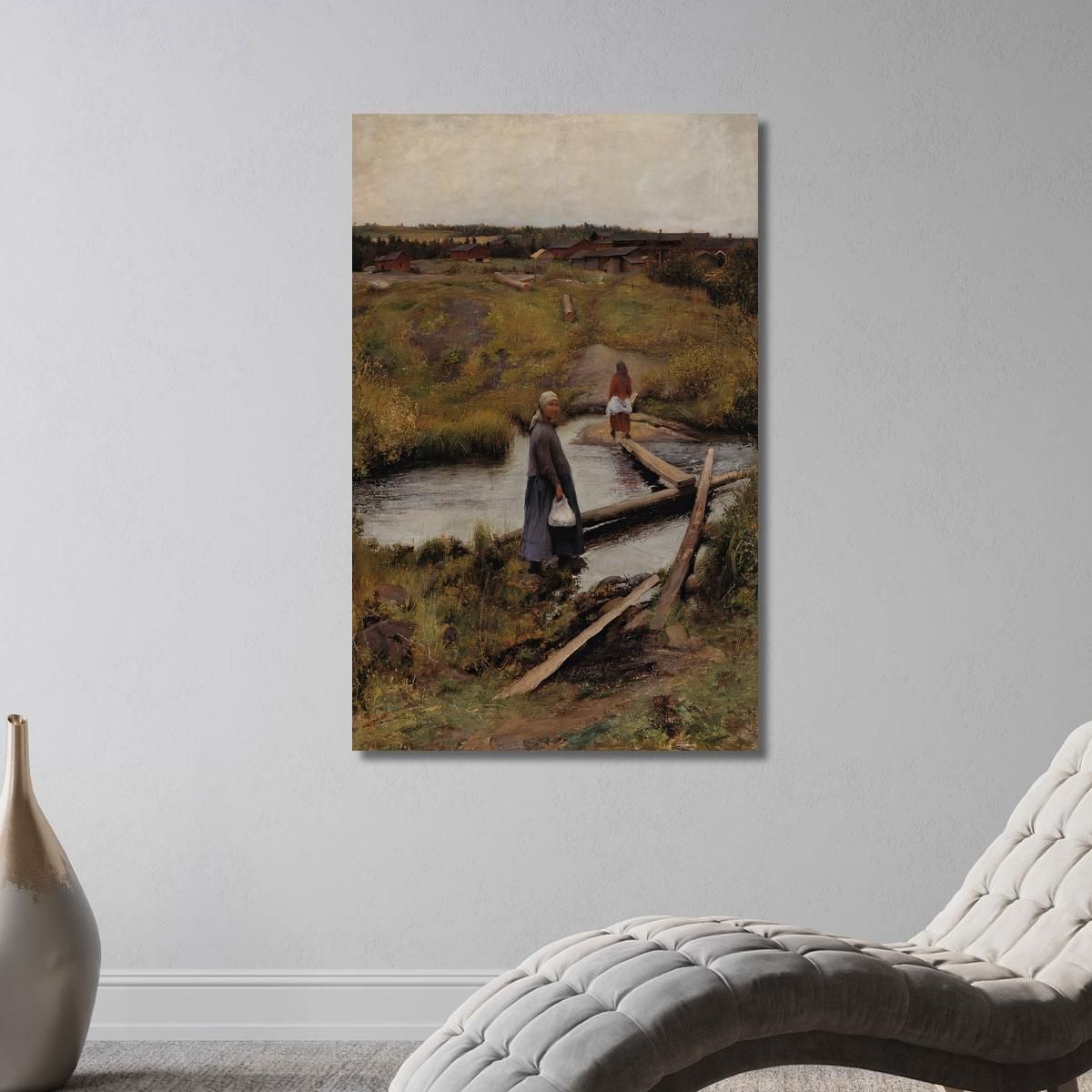 The Short-Cut Pekka Halonen phl28 canvas print 
