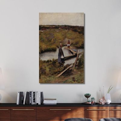 The Short-Cut Pekka Halonen phl28 canvas print 