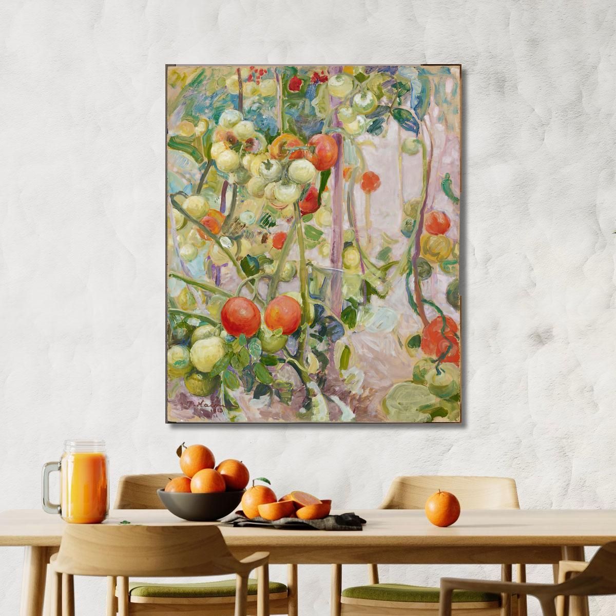 Tomatoes Pekka Halonen phl31 canvas print 