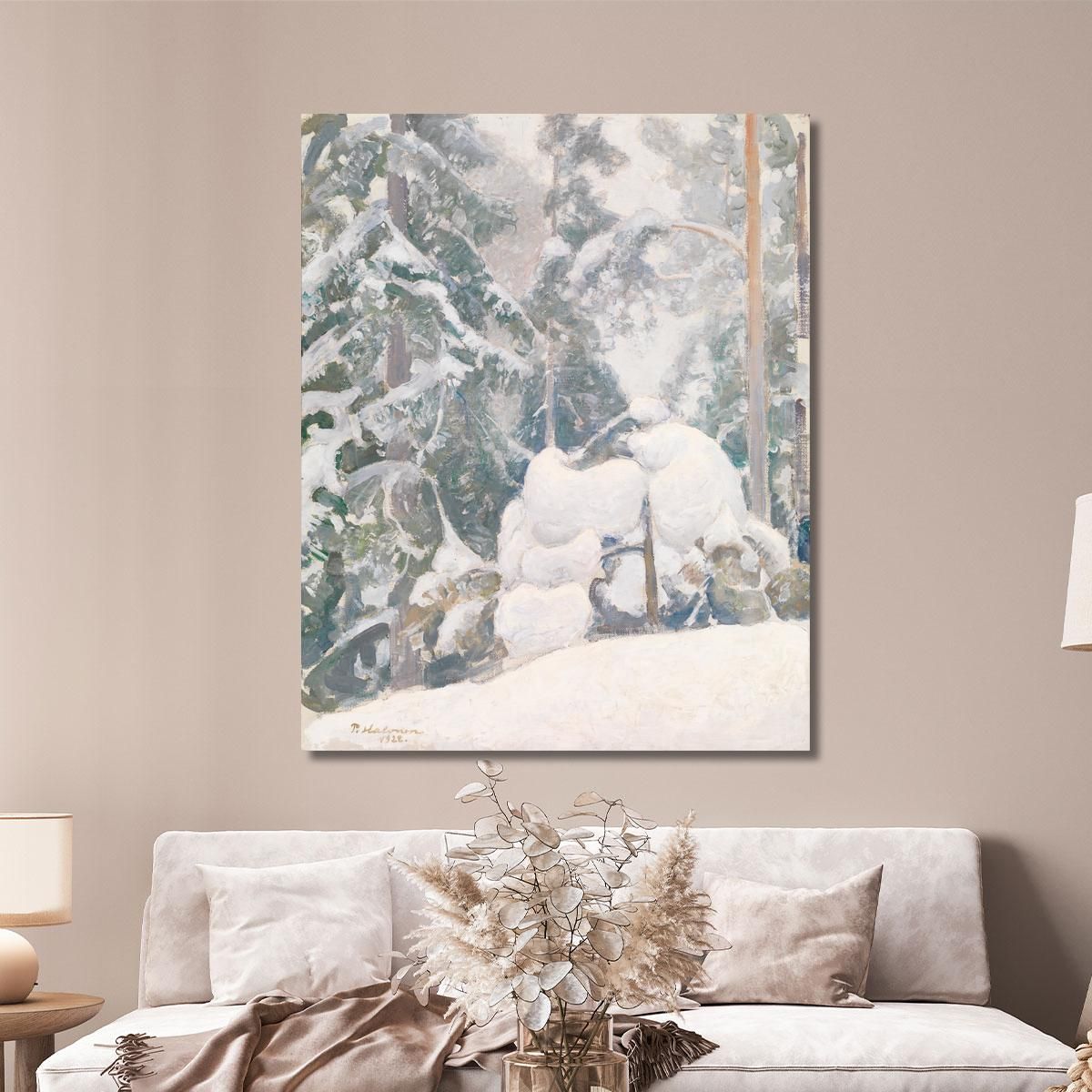 Winter Landscape 2 Pekka Halonen phl34 canvas print 