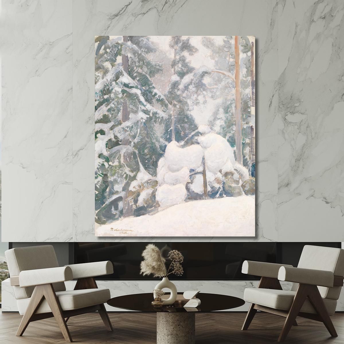 Winter Landscape 2 Pekka Halonen phl34 canvas print 