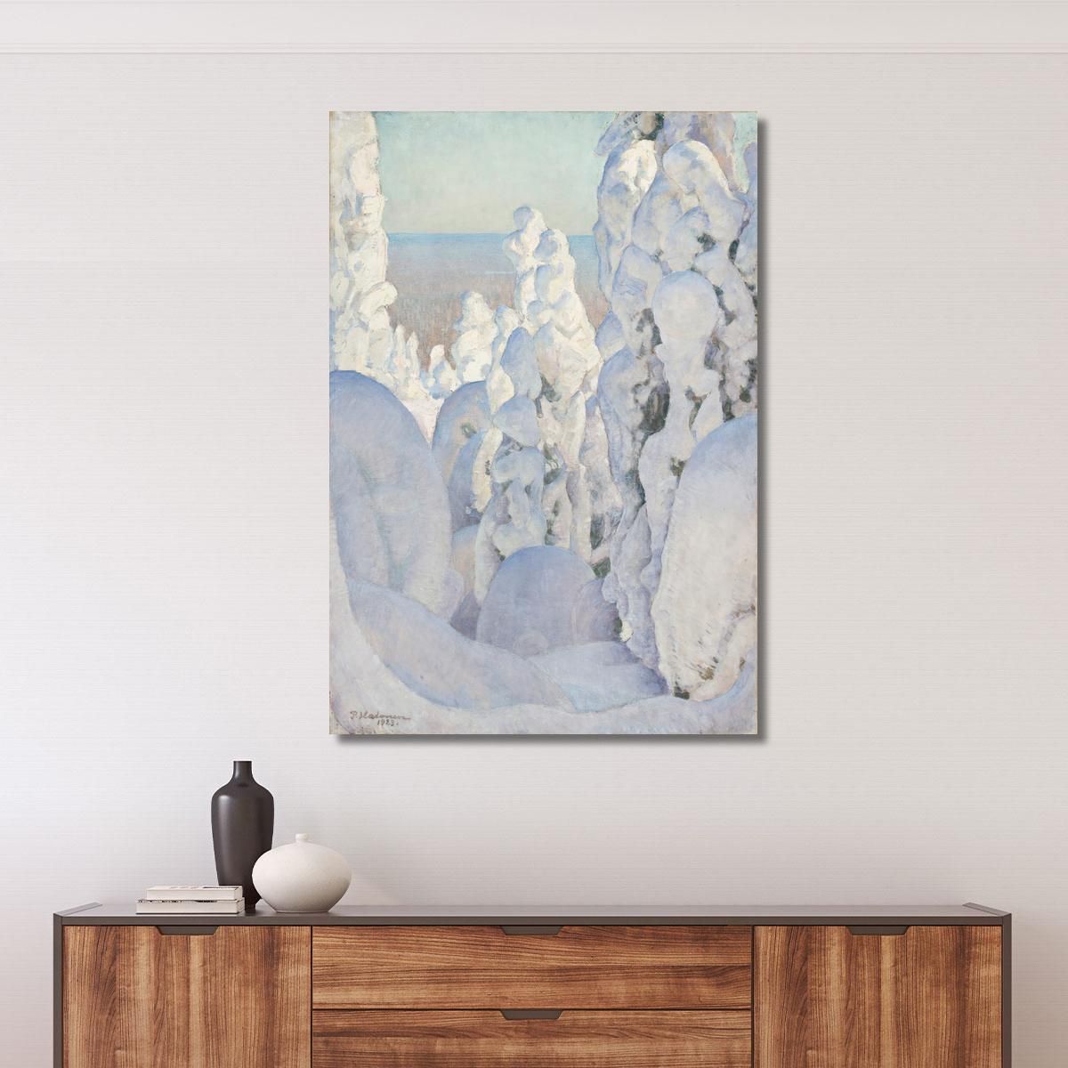Winter Landscape Kinahmi Pekka Halonen phl35 canvas print 