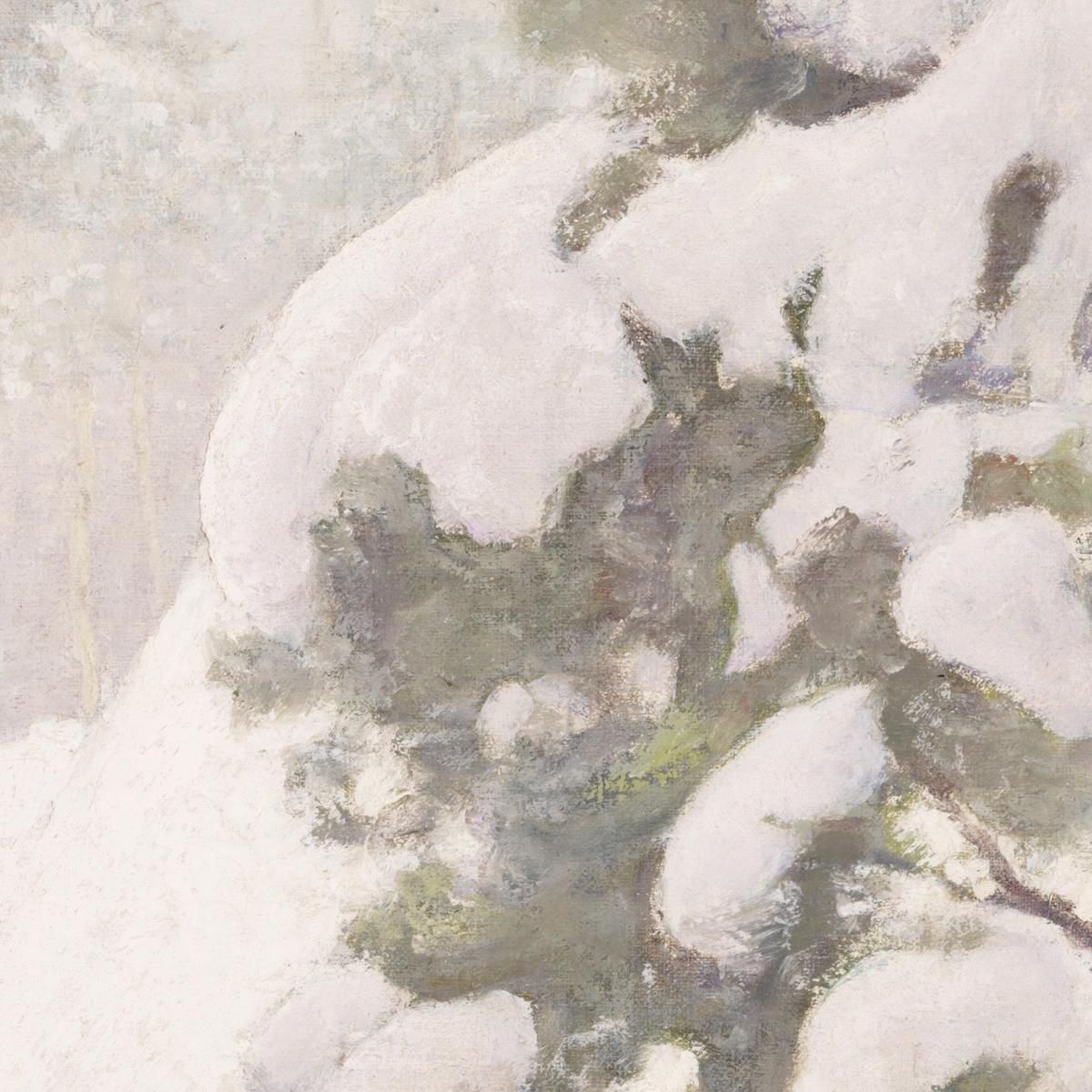 Winter Landscape Pekka Halonen phl37 canvas print