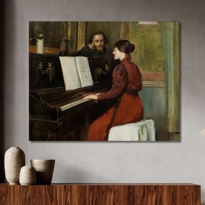 A Romance Santiago Rusiñol srs1 canvas print 