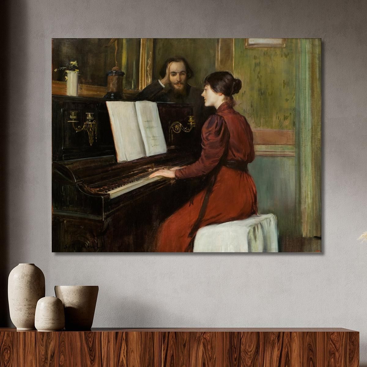 A Romance Santiago Rusiñol srs1 canvas print 