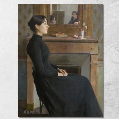 Female Figure Santiago Rusiñol srs13 canvas print 