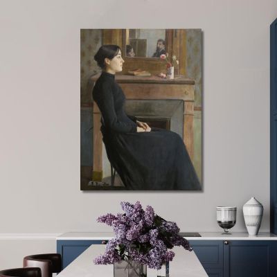 Female Figure Santiago Rusiñol srs13 canvas print 