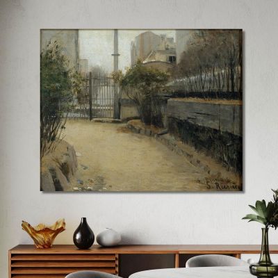 Garden Of Montmartre Santiago Rusiñol srs14 canvas print 