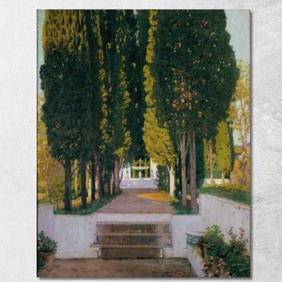 Gardens Of The Generalife Santiago Rusiñol srs16 canvas print