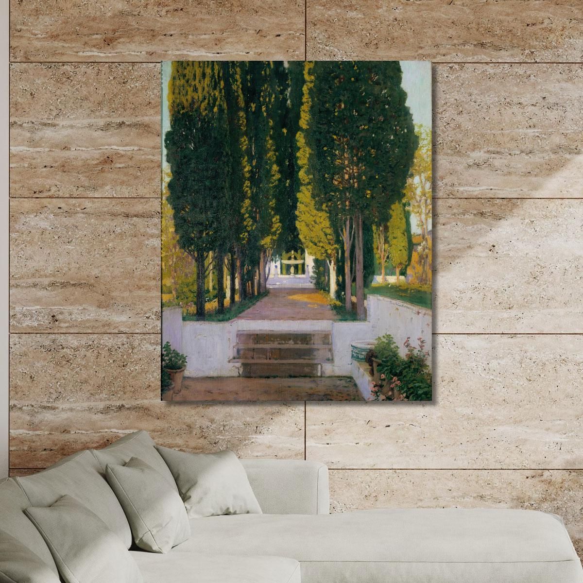 Gardens Of The Generalife Santiago Rusiñol srs16 canvas print