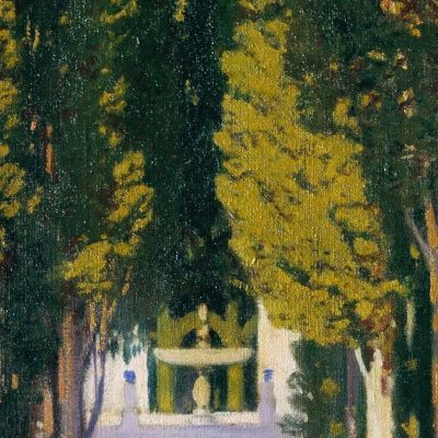 Gardens Of The Generalife Santiago Rusiñol srs16 canvas print Gardens Of The Generalife Santiago Rusiñol srs16 canvas print