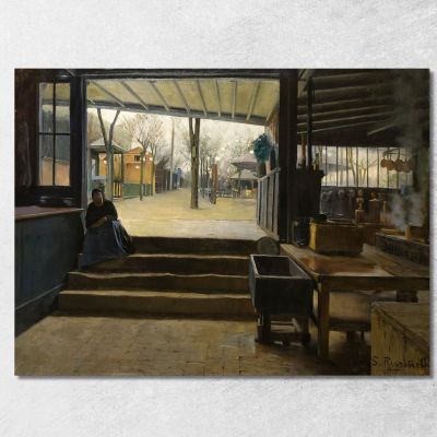 Laboratory Of La Galette Santiago Rusiñol srs22 canvas print