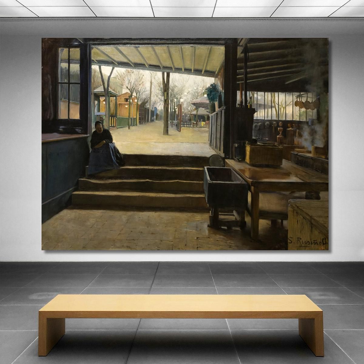 Laboratory Of La Galette Santiago Rusiñol srs22 canvas print 