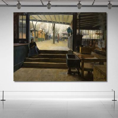 Laboratory Of La Galette Santiago Rusiñol srs22 canvas print 