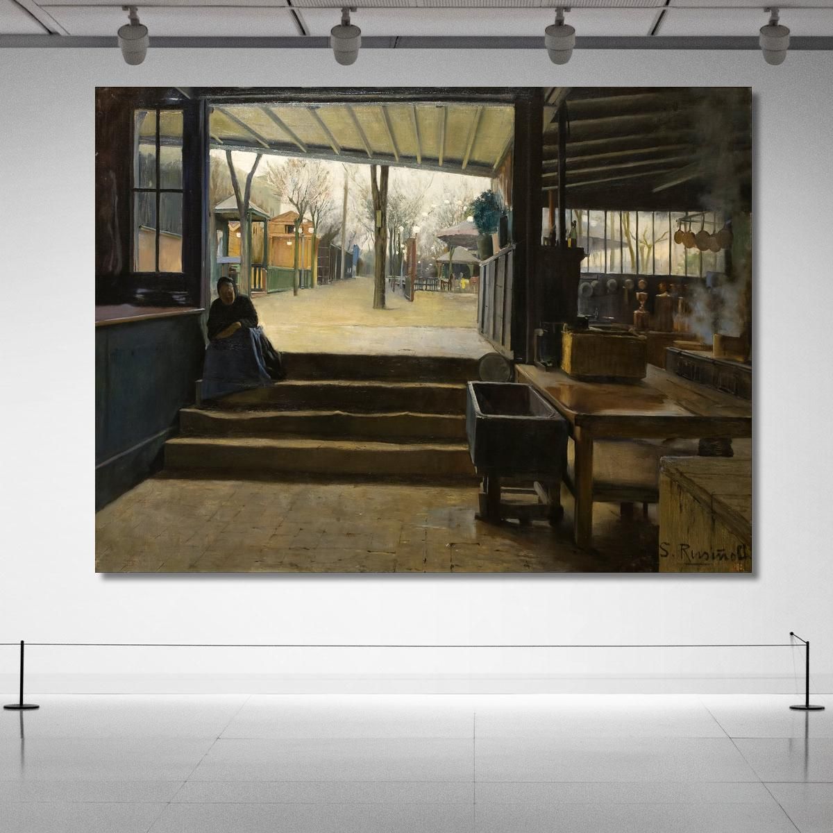 Laboratory Of La Galette Santiago Rusiñol srs22 canvas print 