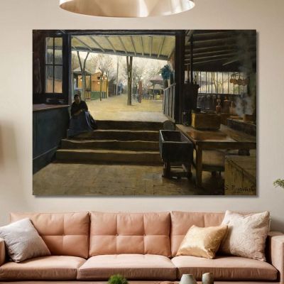 Laboratory Of La Galette Santiago Rusiñol srs22 canvas print 