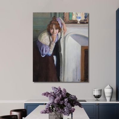 Laughing Girl Santiago Rusiñol srs23 canvas print 